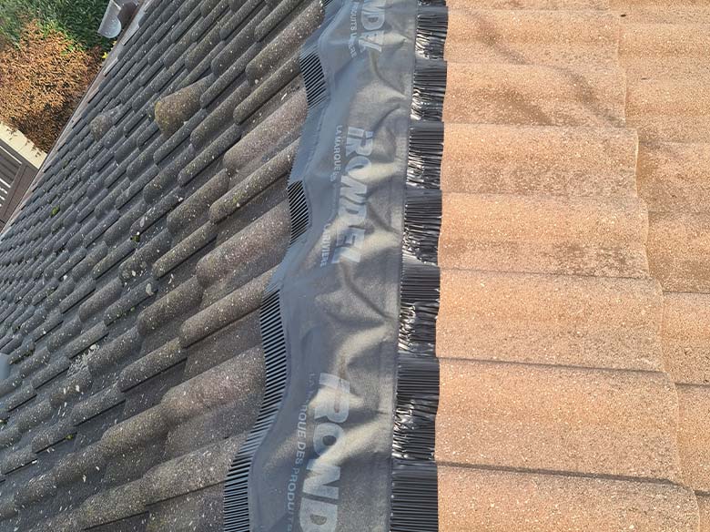 faîtage et nettoyage de la toiture, ferblantier couvreur nyon vaud et genève